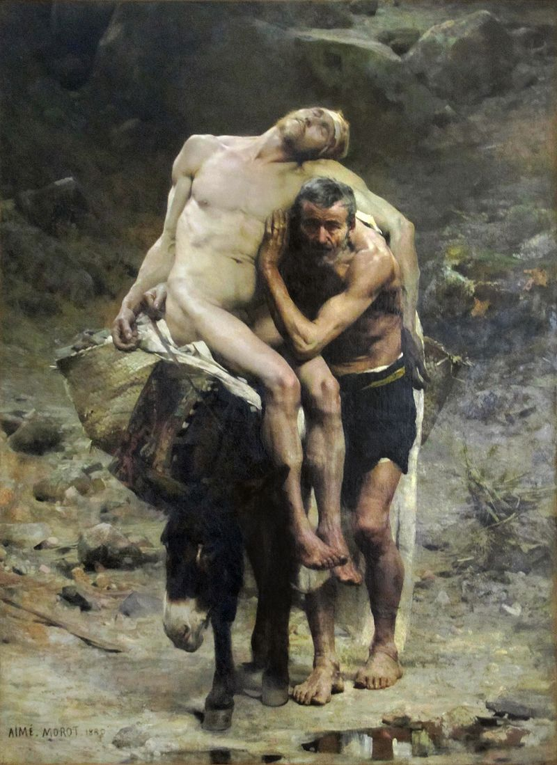 The Good Samaritan by Aimé Morot. Wikimedia Commons